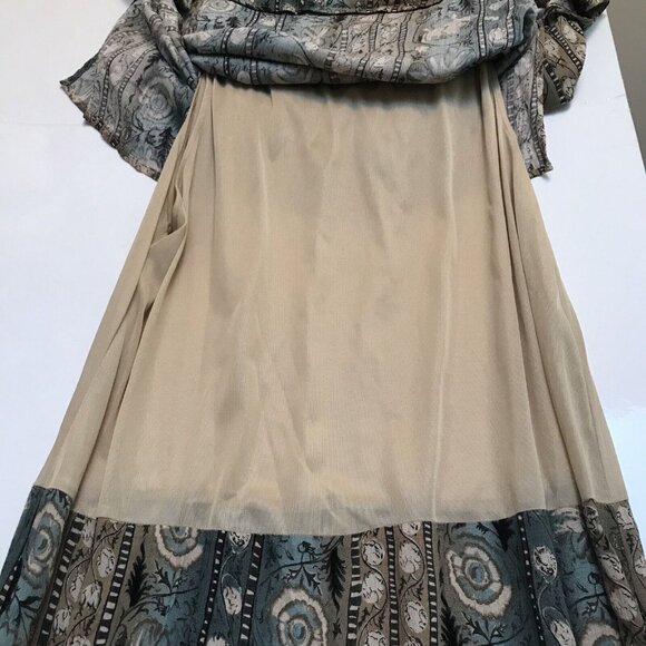 Appropriate Behavior  Womens Size 12 Sleeveless Floral Pattern Maxi Dress - Picture 7 of 7